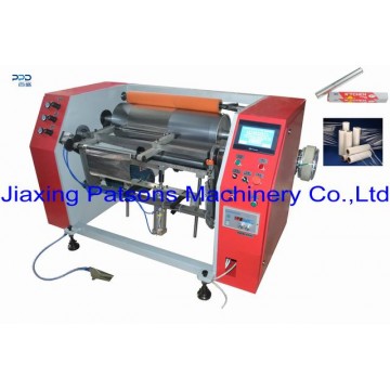 Semi auto aluminium foil rewinder